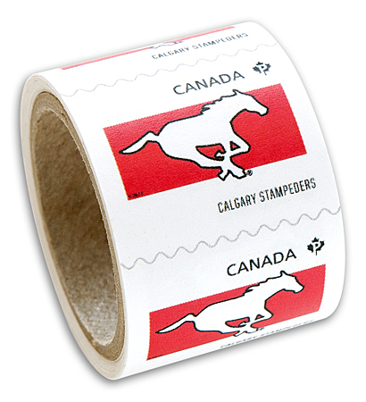 Calgary Stampeders - Coil of 50 stamps