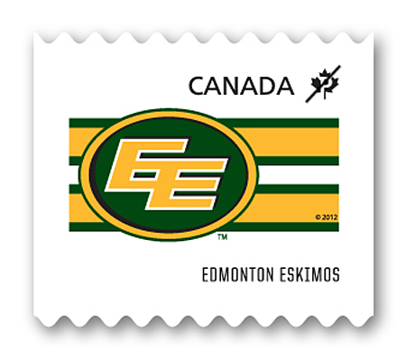 Eskimos d’Edmonton - rouleau de 50 timbres