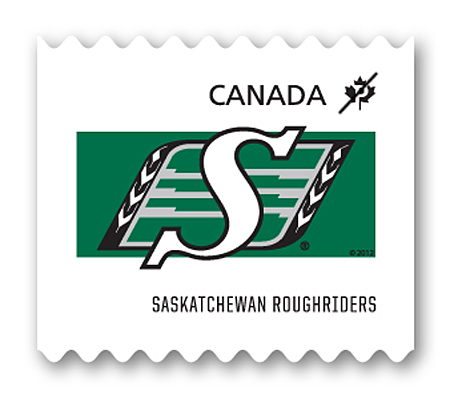 Roughriders de la Saskatchewan - rouleau de 50 timbres