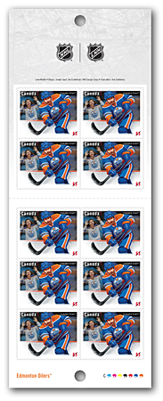 Edmonton Oilers | carnet de 10 timbres