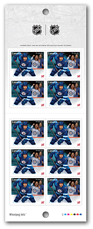Winnipeg Jets | carnet de 10 timbres