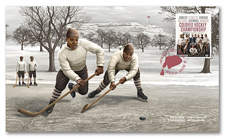 Official First Day Cover - Black History: Colored Hockey Championship