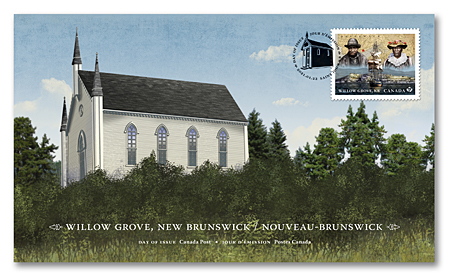 Pli Premier Jour officiel – Willow Grove - Histoire des Noirs : Willow Grove, NB, et Amber Valley, AB