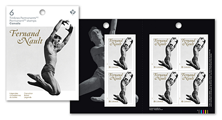 Carnet de 6 timbres – Fernand Nault