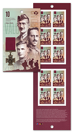 Carnet de 10 timbres - Valour Road