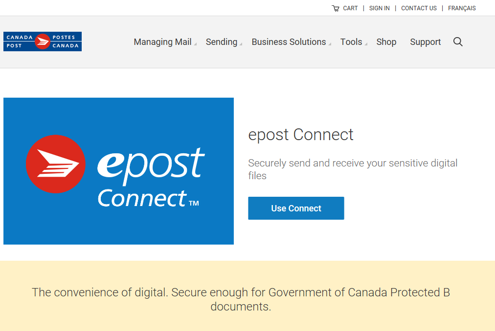epost Connect Frequently Asked Questions Canada Post