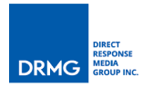 The logo for DRMG (Direct Response Media Group Incorporated)