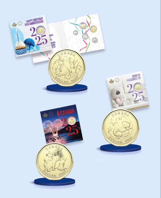 2025 coin gift sets from the Royal Canadian Mint.