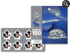 Nunavut - Carnet de 8 timbres