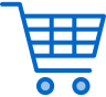 A shopping cart icon.