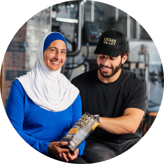 Ameen and Surria Fadel,founders of Cedar Valley.