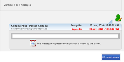Message d'erreur d'expiration de Connexion.