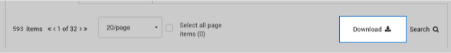 Intelligence 360 menu with &ldquo;Download&rdquo; button highlighted.