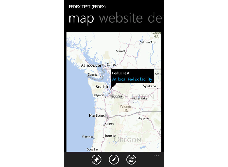 Package Tracker for Windows Phone Modal 3